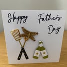 Handmade Father's Day BBQ Card