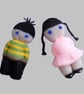 KNITTING PATTERN PDF Jack and Jill Dolls - Image 1