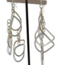 Handmade Sterling Silver Pear Geometric Silver Drop Earrings – Elegant & Unique  - Image 7