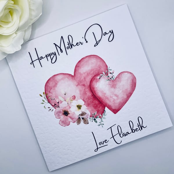 Personalised Mothers Day Card