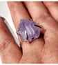 Amethyst Ring Adjustable Crystal Point Sterling Silver Jewellery Gift Healing - Image 4
