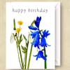 Bluebells, Snowdrops and Buttercups Birthday Card