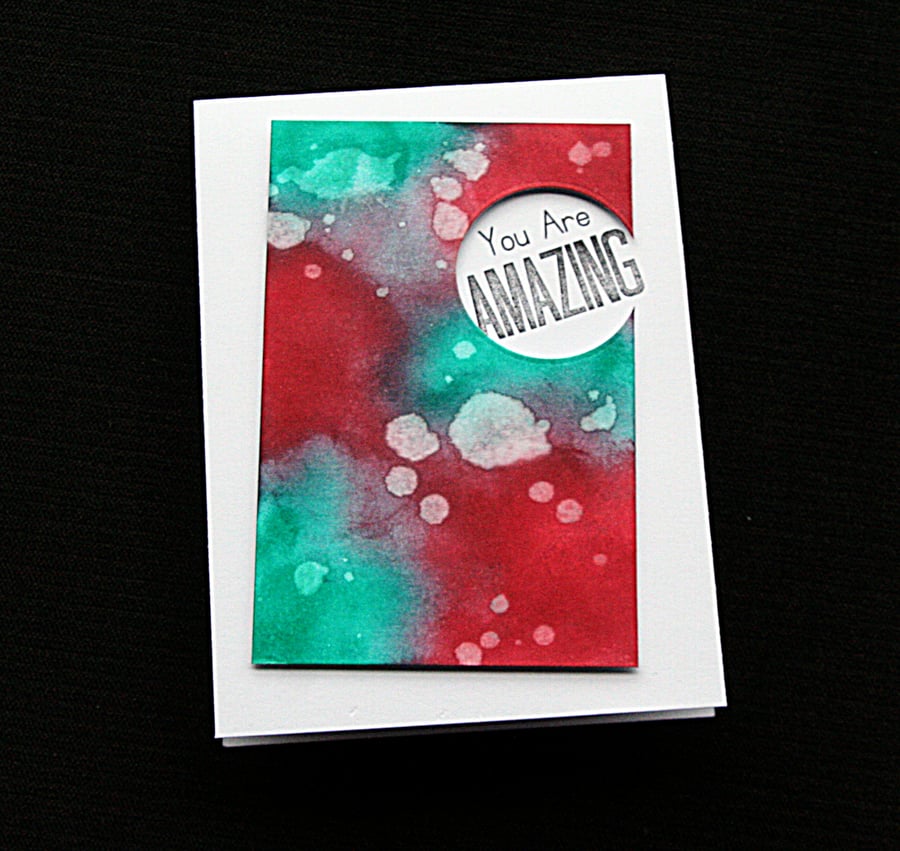 You Are Amazing - Handcrafted (blank) Card - dr19-0025