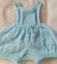 Baby's Romper and Jumper Set, Hand Knitted Baby Outfit, Baby Shower Gift - Image 4