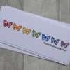 Rainbow Butterflies Birthday Card