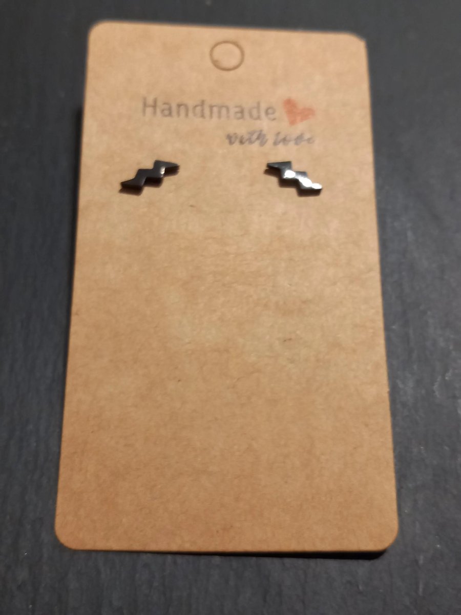 Harry Potter scar pushback earrings OOAK