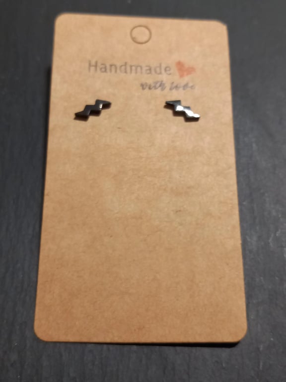 Harry Potter scar pushback earrings OOAK