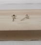 Sterling Silver Flower Stud Earrings - Image 4