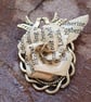 Pride and Prejudice Rose Brooch: Recycled Book Paper Origami Jewellery,