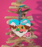 Colourful Christmas Caravan Decoration  - Image 1