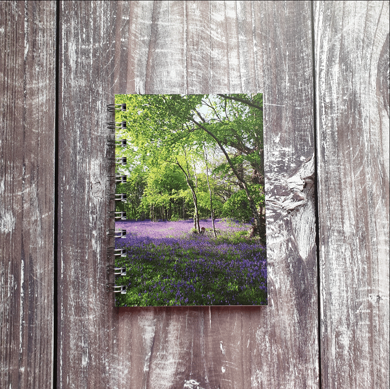 Bluebell Woodland A6 Notebook