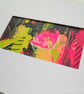 original acrylic painting embroidered abstract floral  - Image 6