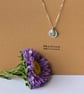 .999 Fine Silver Layered Double Disc Pendant Necklace, Textured Sea Pebble - Image 7