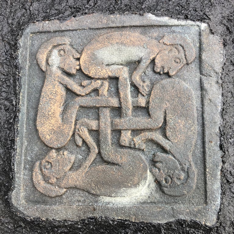 Pictish Knotwork plaque