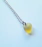 Yellow Seaglass Pendant  - Image 6
