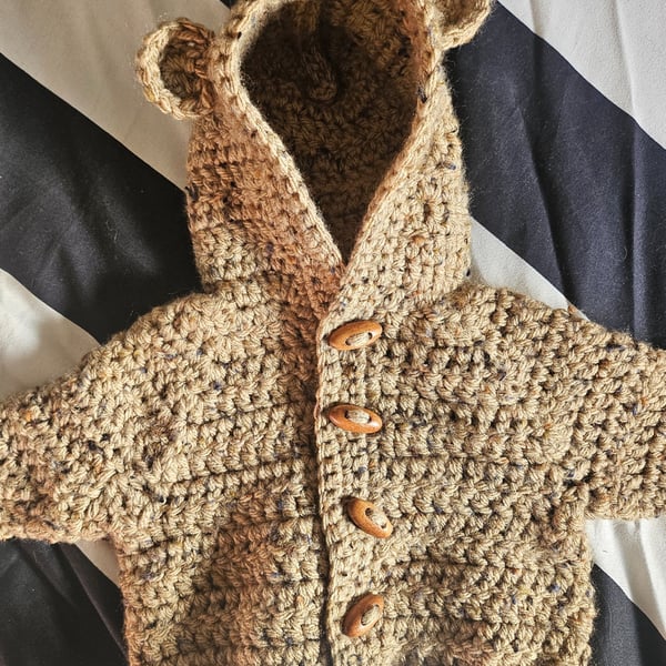 Hooded Bear Jacket Cardigan
