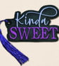 Kinda Sweet Bookmark - Embroidered Book Lover Accessory - Image 3