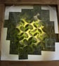 Square Escher Tessellation Pattern Kaleidoscopic Leaf Pane - Image 3