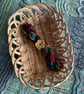 Hand spun art yarn - wool and mohair