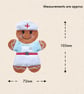 Vintage Nurse Gingerbread Decoration - Embroidered Nursing Character - Image 3