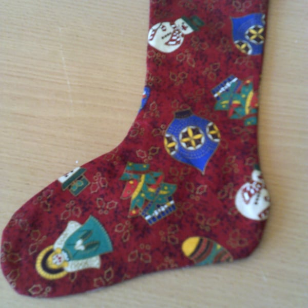 Christmas Decorations 7.5 inch Stocking