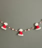Macrame Santa hat garland - Image 5