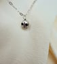 Silver Skull & Ruby Third Eye Necklace - Image 2