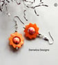 Mother of Pearl & Polymer Clay Earrings  - Image 3
