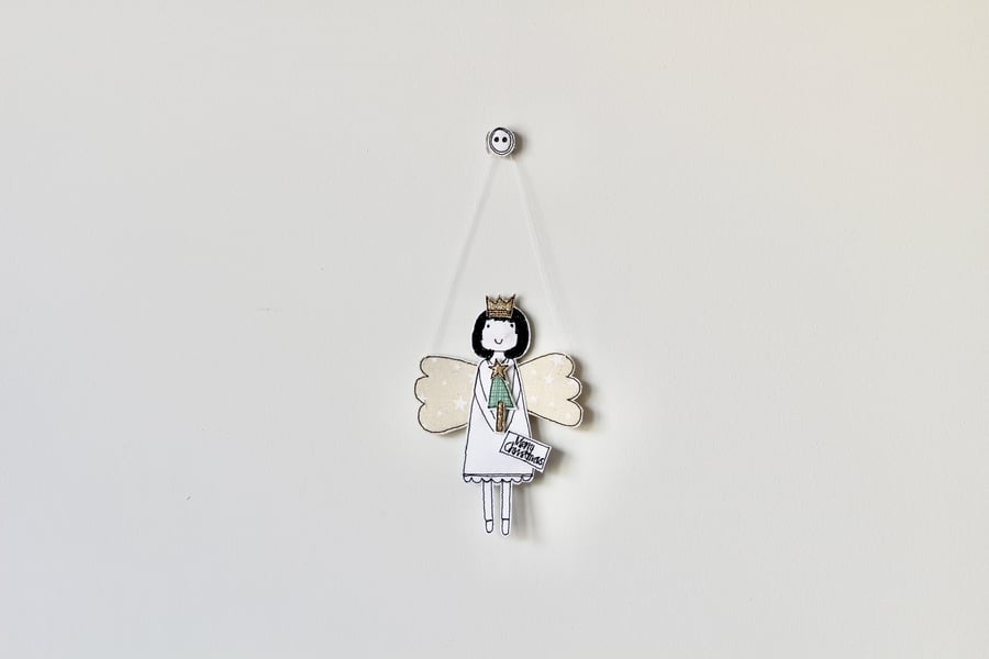 `Big Bob' Fairy - Handmade Decoration