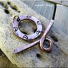 Copper washer toggle clasp