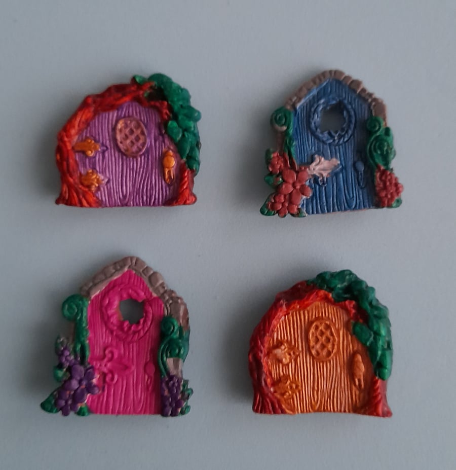 Magnets - mini fairy door set