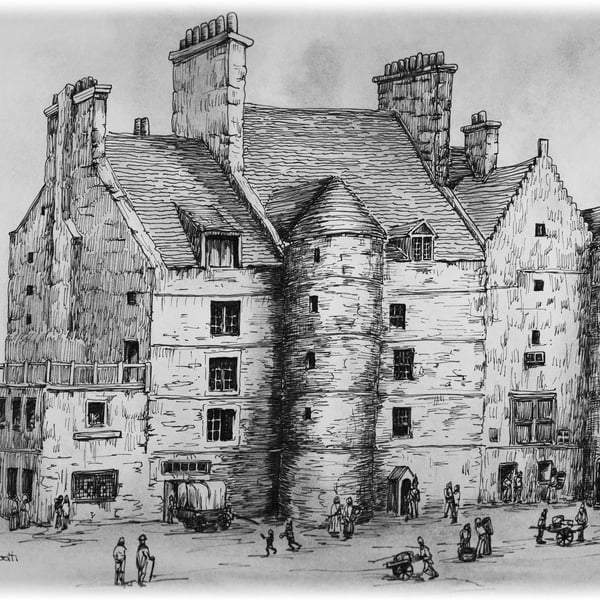 The Tolbooth Prison Edinburgh Print