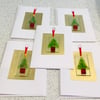 Fused glass keepsake Christmas card