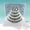 Pop Up Age 60 Birthday Card, 60th Birthday Card, Happy Birthday - POP152
