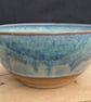 Large turquoise green toasted bowl - Image 4