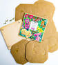 Wooden Flower Press 20x20 cm, Botanical craft supply - Image 3