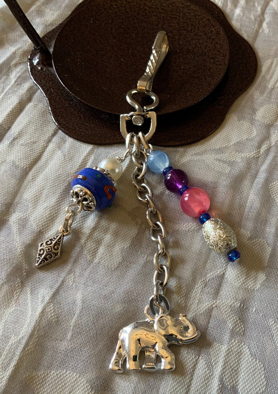 Elephant bag charm sales
