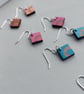 Small square dangly earrings - Image 1