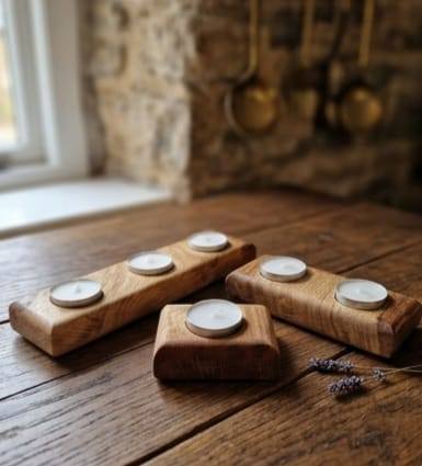 Illuminate Your Space with Handcrafted Tea Light Holders