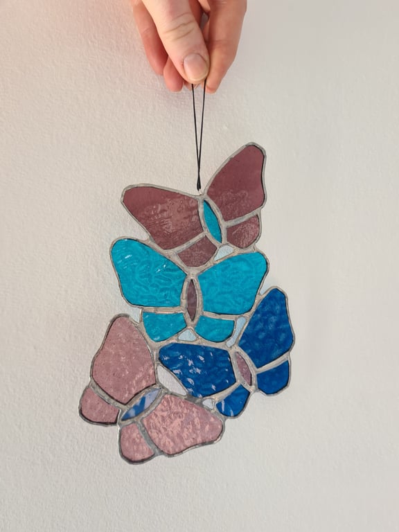 Blue kaleidoscope 
