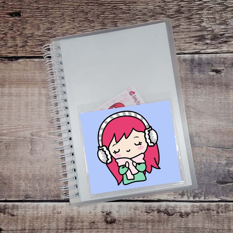 Winter Lily Planner Pocket - PP004