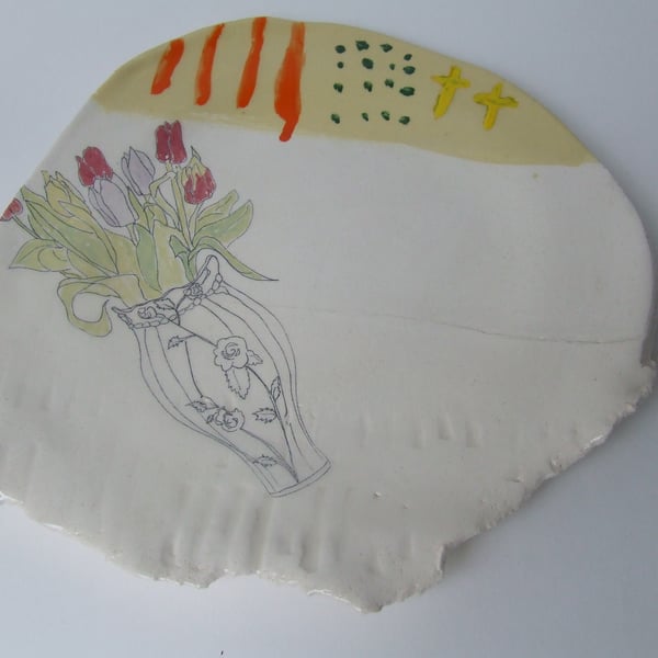 The Plate - Cardboard Ceramics in Spring