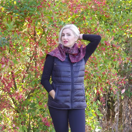 Lightweight Nuno Felted Scarf
