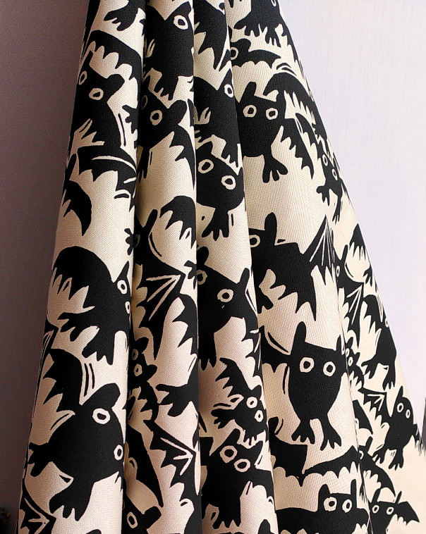 Bats - cotton tea towel