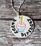 Individual Clay Tags HAPPY BIRTHDAY, decoration, homeware, gift - Image 2