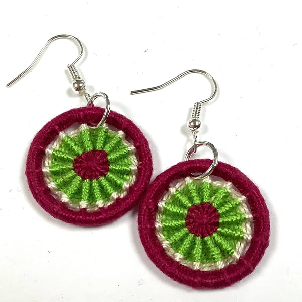 Dorset  Button Earrings