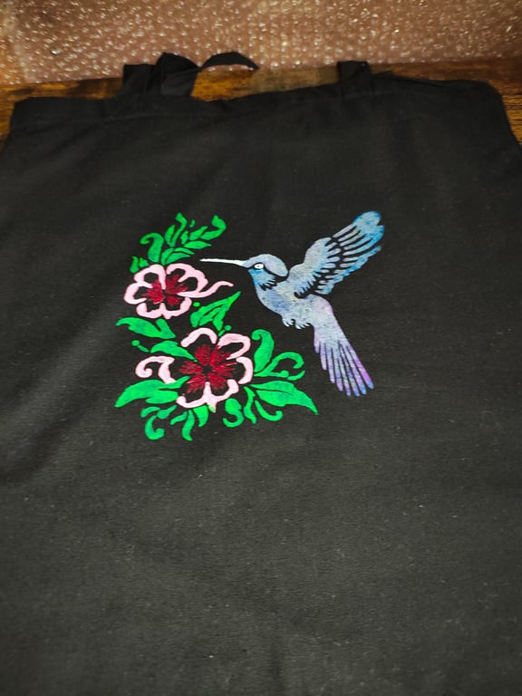Hand painted tote bags 