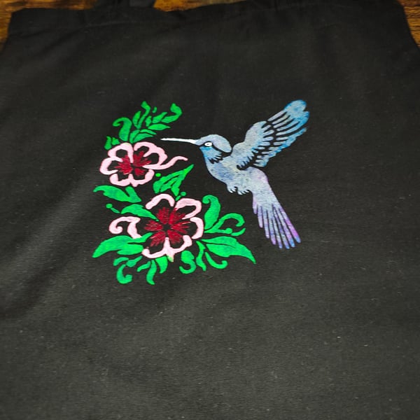 Hand painted tote bags 