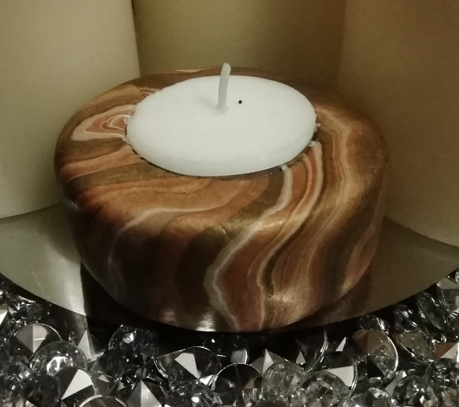  Fimo Clay Candle holder 
