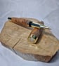 Hand Turned Wooden Ballpoint Pen - Elm Burr